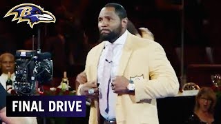 Ray Lewis Get His Gold Jacket & 2018 Hall of Fame Parade | Ravens Final Drive