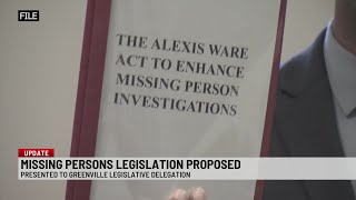 Alexis Ware's family proposes missing persons bill to state lawmakers