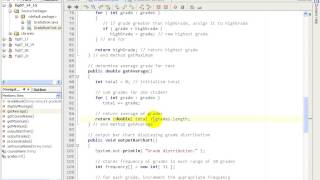 F1L6@7 GradeBook java using an array to store grades