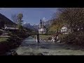 Flight Over Church in Ramsau, Berchtesgaden | Stock Footage - Videohive