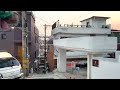 4k seoul alleys around sowol gil on a winter day binaural sounds 초겨울의 어느 날 노을진 소월길 골목