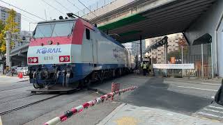 Korean electric locomotive(SIEMENS EUROSPRINTER) _4k_60fps