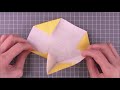 クリスマス折り紙 1枚でポインセチア 折り方 origami christmas poinsettia tutorial（niceno1）