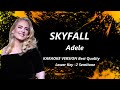 Skyfall  Adele KARAOKE Version Orchestral Lower Key -2 Semitone