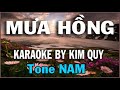 MƯA HỒNG - KARAOKE - Tone NAM ( C/Đô trưởng )