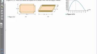 AP Calculus 4-5a Optimization part 1