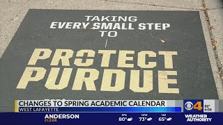 Purdue students react to change in spring academic calendar