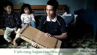 Unboxing my new  ukelele (vault UK 003. bajaao) with my little kids