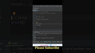 How to Combine Lists in python #pythonvibes @pythonvibes_ #pythonvibes_ #shortsvideo #shorts