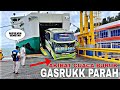 HISTERIS❗AKIBAT CUACA BURUK BUS HANCUR BEMPER SAAT TURUN KAPAL DI PELABUHAN MERAK