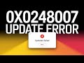 How To Fix Windows Update Error 0x80248007 [SOLUTION]