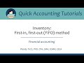 Inventory - FIFO method: Financial accounting