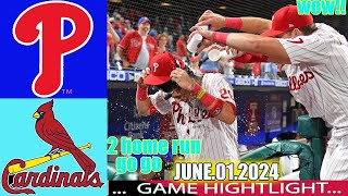Philadelphia Phillies vs. St.Louis Cardinals (06/02/24) FULL GAME HIGHLIGHTS | MLB Season 2024