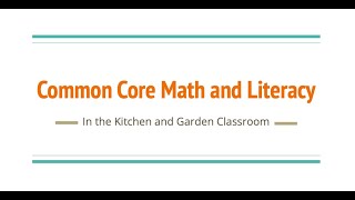 Integrating Academic Standards: Common Core