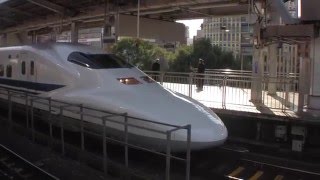 【HD駅撮】出発タイフォンJR東海道新幹線700系名古屋止こだま回送発車