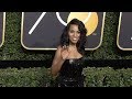 Kerry Washington and Nnamdi Asomugha at The 75th Annual Golden Globe Awards