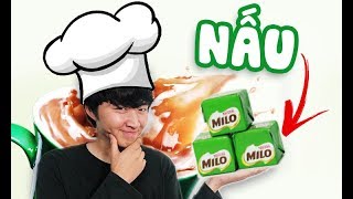 CÁCH TỰ LÀM MILO CUBE | NẤU KẸO MILO | WOOSSI IN THE KITCHEN