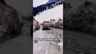 Flying through 10ft of snow#forcegurkha #gurkha #shorts #youtubeshorts #viral #trending #zojilapass