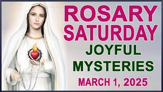 The Rosary Today I Saturday I March 1 2025 I The Holy Rosary I Joyful Mysteries