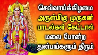 செவ்வாய்கிழமை முருகன் பாடல்கள் கேட்டால் மலை போன்ற துன்பங்களும் தீரும் | Powerful Murugan Tamil Songs