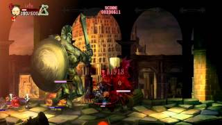 Dragon's Crown　ドラゴンズクラウン ゴーレム戦 エルフ一人でも大丈夫なんだから！（ソロ、ULT通常A）