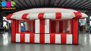 Come with Macy to visit Ace Inflatables factory for an inflatable booth.