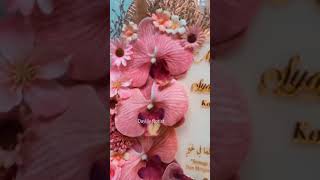 Mahar Akrilik #mahar #flowers #love #gift #craft #handmade #diy #cards #art #wedding