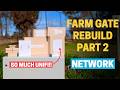 Farm gate rebuild Part 2 - Hooking up the network with so many @UbiquitiInc devices