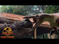 Suchomimus Vs Hippopotamus! Jurassic World Chaos Theory Season 2 Clip!
