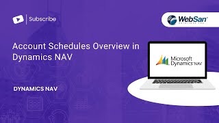 Account Schedules Overview in Dynamics NAV