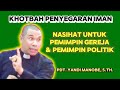 KHOTBAH PENYEGARAN IMAN_PDT.YANDI MANOBE, S.TH #khotbahkristen #yandimanobeterbaru #khotbahlucu