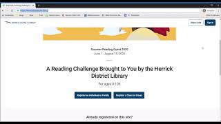 How to Sign Into Beanstack (Summer Reading 2020)