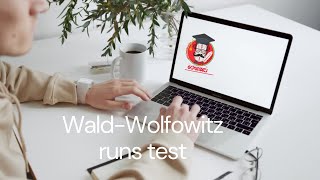 #gkpunditj Wald-Wolfowitz runs test | Non parametric test | statistical tutorial online