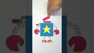 Poppy Playtime Chapter 3 BOXY BOO Easy Paper Craft #shorts #youtubeshorts #poppyplaytimechapter3