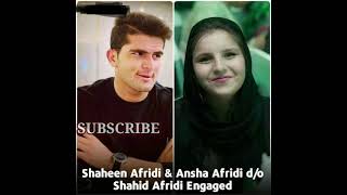 Shaheen Shah Afridi & Ansha Afridi engagement||#Shorts