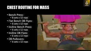 SERGE NUBRET'S CHEST AND QUADS ROUTINE FOR MASS!!