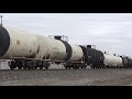 bnsf 1802 and bnsf 1410 head into the yard with the local