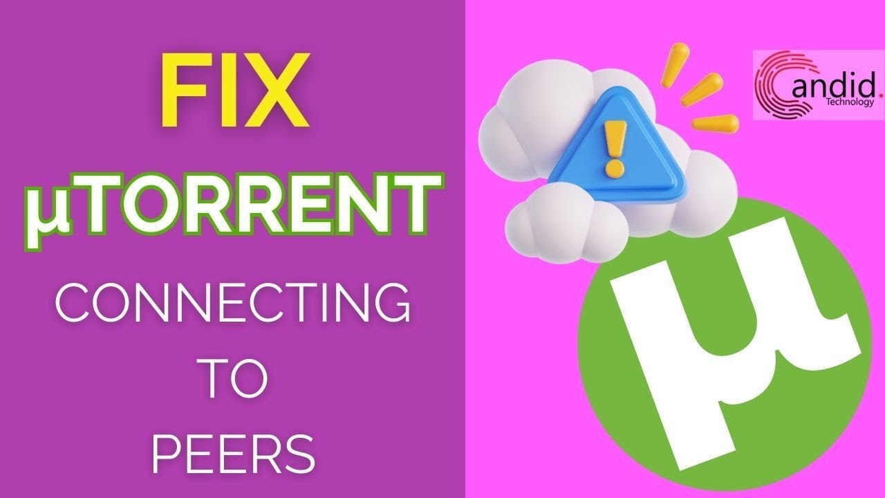 How To Fix Utorrent Connecting To Peers Problem? | Candid.Technology ...