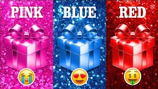 Choose your Gift 🎁.. 3 Gift box Challenge. Pink, Blue, ♥️💖💙.. How lucky are you..