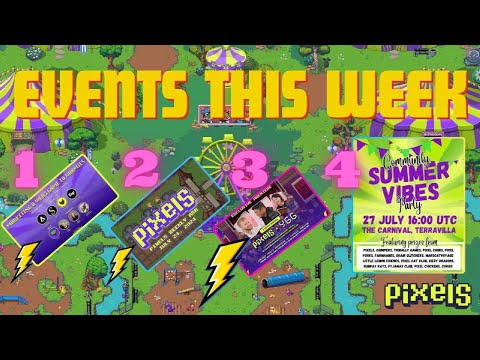 PIXELS︱ EVENTS THIS WEEK︱2 SMALL 1 BIG ENERGY PARTY︱BIG COMMUNITY COMPETITION