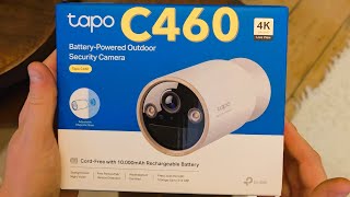 Tapo C460 Wireless 4K Magnetic Camera Unboxing Review + Quality Test Day & Night + Tapo App Settings
