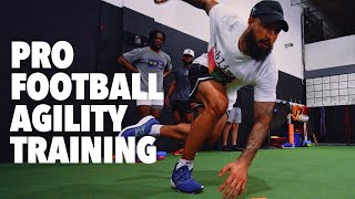 Change of Direction Training for Pro Football Players [Agility Breakdown]