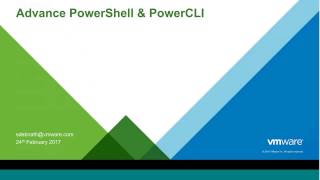 Advance PowerCLI