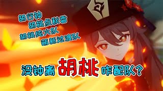 【原神】没有钟离胡桃照样嗨？超详细胡桃平民配队指南！#云公子玩游戏