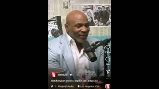 Mike Tyson checks Gillie Da Kid on Million Dollarz Worth Of Game “Nigga chill” #shorts