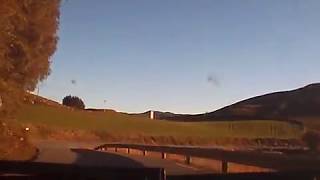 Dashcam of driving alongside Limavatnet, close to Ålgård, Norway.