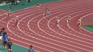 女子400m予選4組　日本インカレ2022