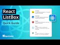 React ListBox: The Ultimate Feature Walkthrough