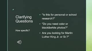 Reference Interview Steps