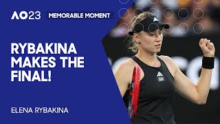 Match Point | Elena Rybakina's Winning Moment | Australian Open 2023